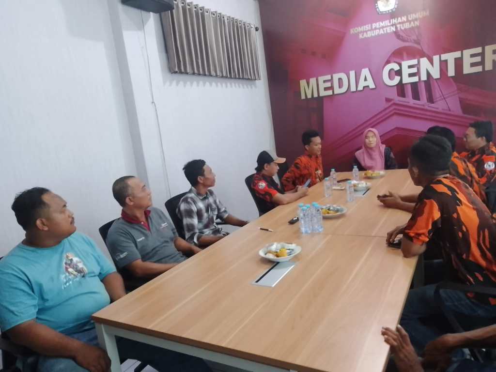 JPPR dan PP Tuban Gelar Audensi Dengan KPU, Ini Tuntutannya