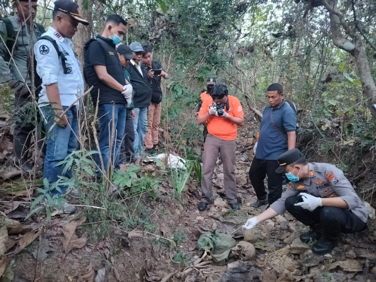 Pencari Biawak Temukan Tengkorak Manusia di Hutan&nbsp;Tuban