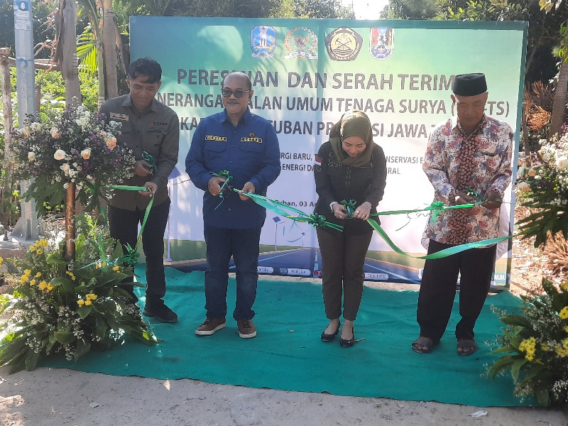 Anggota DPR RI Resmikan Ratusan PJU Tengaja Surya di&nbsp;Tuban